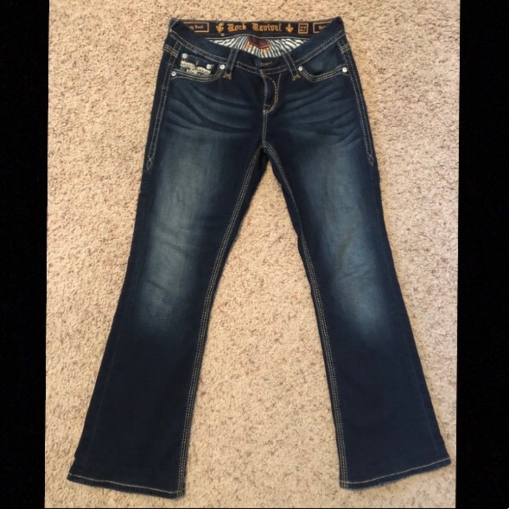 Rock Revival boot cut “Betty” jeans. Size 27